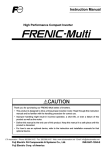 FUJI FRENIC Multi Series Inverter Instructions