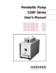 1200 Series - Harvard Apparatus