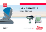 Leica GS10/GS15 User Manual