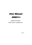 User Manual X8821r+