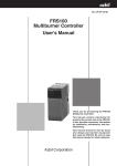 FRS100 Multiburner Controller User`s Manual