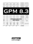 GPM8.3 manual EN