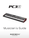 Kurzweil PC3A Musician`s Guide