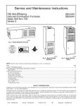 Service and Maintenance Instructions