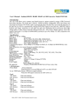 User`s Manual : Isolated, RS232 / RS485 / RS422 to USB Converter