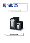 Riello Sentinel Pro – User Manual