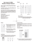 JSQ-2 wireless calling receiver user manual