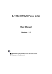 BJ192e-3X4 Multi-Power Meter User Manual Version