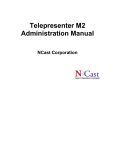 Telepresenter M2 Administration Manual