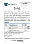 Data Sheet LSD1 Chemiluminescent Assay Kit