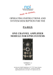 PA-01GX Manual - NPI Electronic Instruments