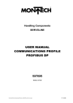 user manual communications profile profibus dp 507805