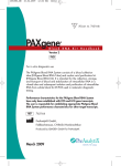 PAXgene Blood RNA Kit Handbook