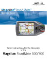 Magellan RoadMate 500/700 Magellan® RoadMate™