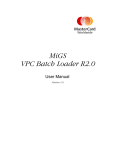 MiGS VPC Batch Loader R2.0