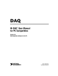 NI-DAQ User Manual for PC Compatibles, Version 6.9