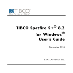 spotfire s+! - TIBCO Product Documentation