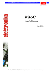 PSoC Development System User`s Manual