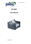 MBM ES 5000 User manual