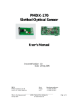 PMDX-170 User`s Manual, revision 1.0