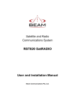 RST820 SatRadio (fixed) User Manual View