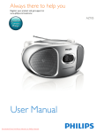 Philips AZ105 User Guide Manual - DVDPlayer