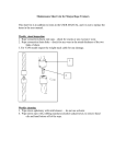 Maintenance Short List for Marpo Rope Trainers This short list is in