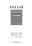 Caspian DX2 User Manual - 357.51.KB