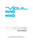 Viola 4 & 8 Ch User Man - Astra Security Systems