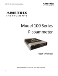 Model 10X Manual - AMETRIX Instruments