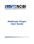 MetScape Plugin User Guide - NCIBI