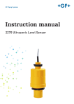 GF Signet 2270 Ultrasonic Level Sensor Manual PDF