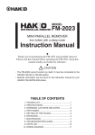 Instruction Manual - [HAKKO] Document Portal