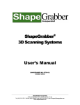 ShapeGrabber 3D Scanning Systems-