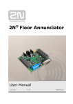 2N Floor Annunciator - Manual