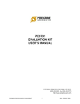 PE9701 EVALUATION KIT USER`S MANUAL