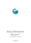 Sony Ericsson txt pro