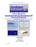 User`s Manual for EconExpert-EP and EconExpert