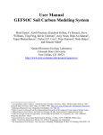 User Manual GEFSOC Soil Carbon Modeling System