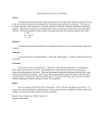 Measurement of Convection Coefficient Theory A metal block