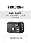 DAB+ RADIO WITH AM/FM TUNER USER MANUAL