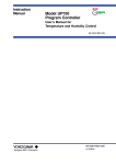 Model UP750 Program Controller User`s Manual for Temperature