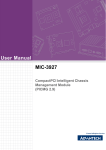 User Manual MIC-3927