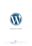 Wordpress 3.0+ User Manual