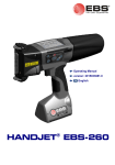 EBS260 HANDJET - User`s manual