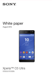 Xperia™ C5 Ultra White paper