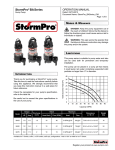 StormPro BA Series Operation Manual