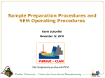 Sample Prep and SEM Procedure