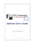 CV-2100 Companion User`s Guide