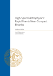 High-Speed Astrophysics: Rapid Events Near